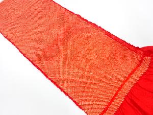 正絹　振袖用　絞り　帯揚げ